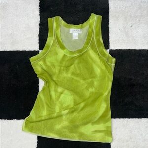 Votre Nom Vibrant Green Tank Top
